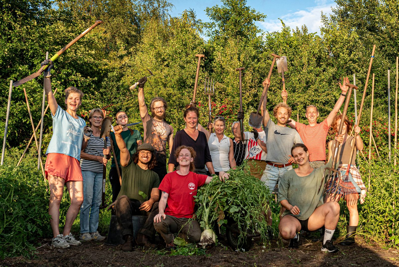 teamuitje op Natuurboerderij KipEigen